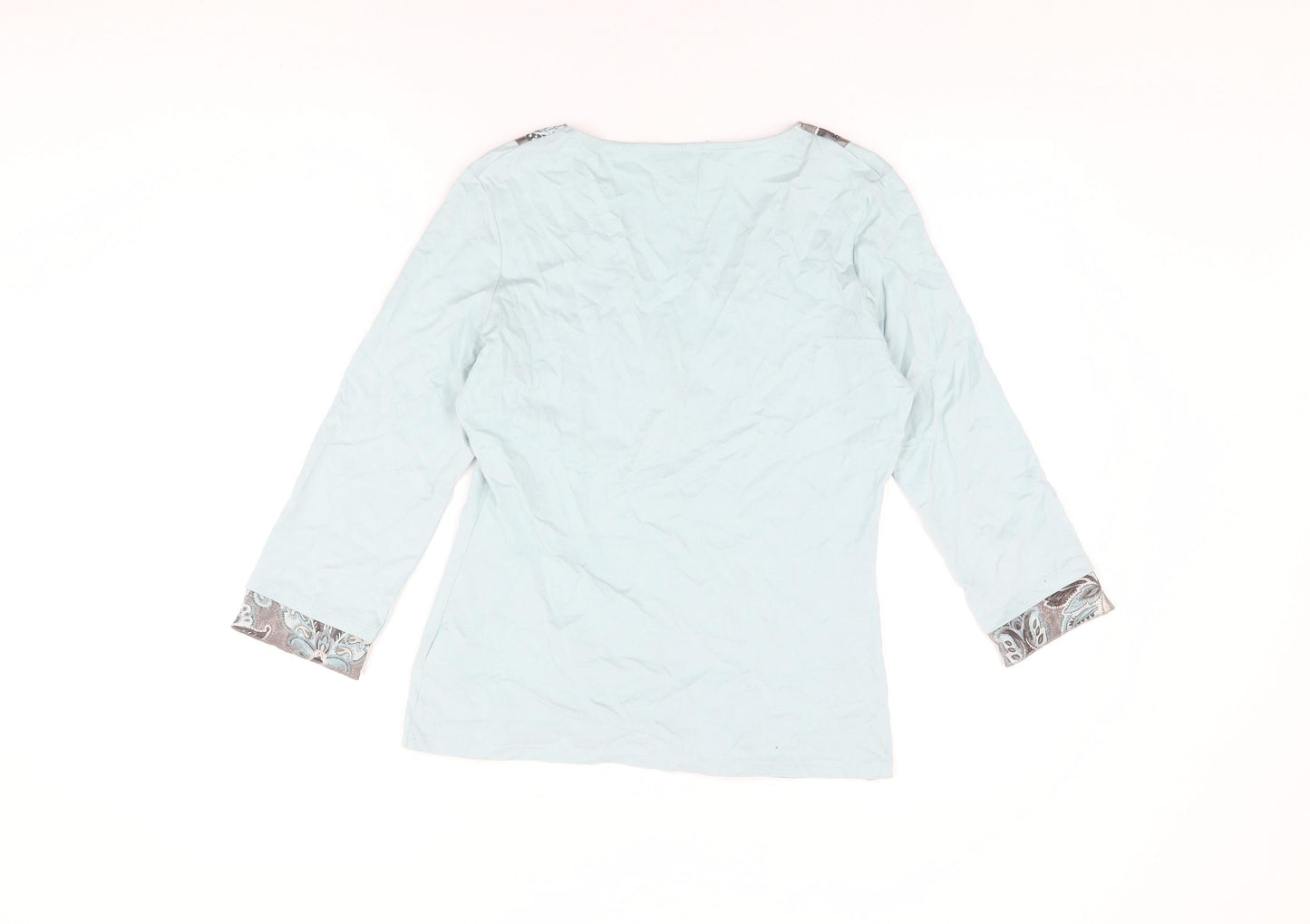 Womens UK Size 12 NEXT Blue Basic T-Shirt