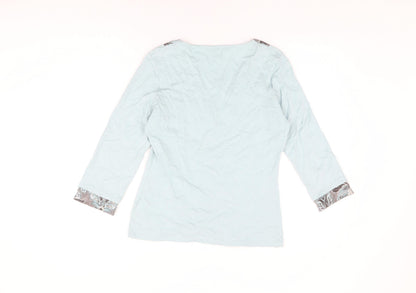 Womens UK Size 12 NEXT Blue Basic T-Shirt