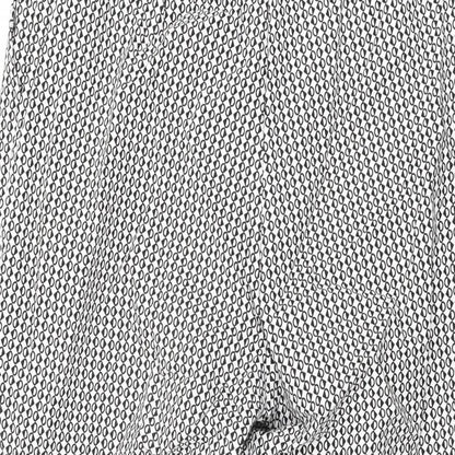 Womens UK Size 10 Marks and Spencer Regular Fit  White Trousers