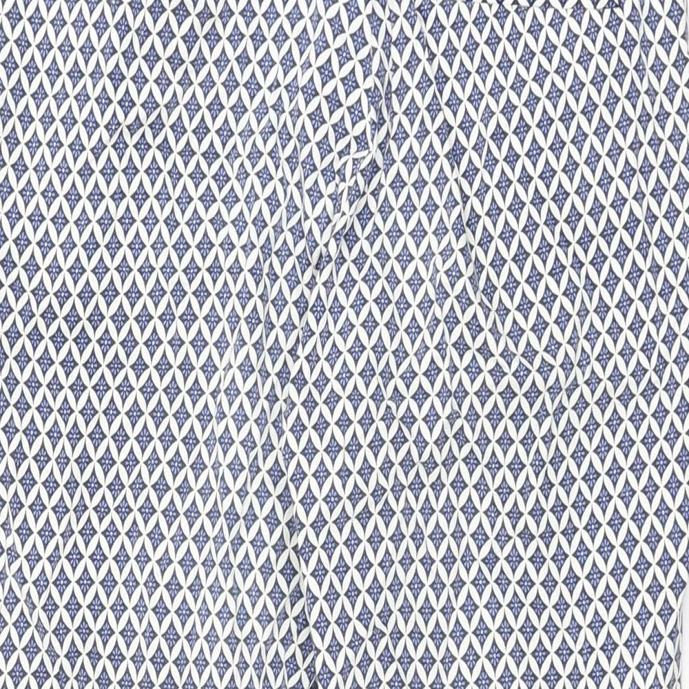 Womens UK Size 10 H&M Regular Fit  Blue Trousers