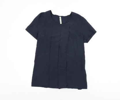 Womens UK Size 12 NEXT Blue Basic T-Shirt