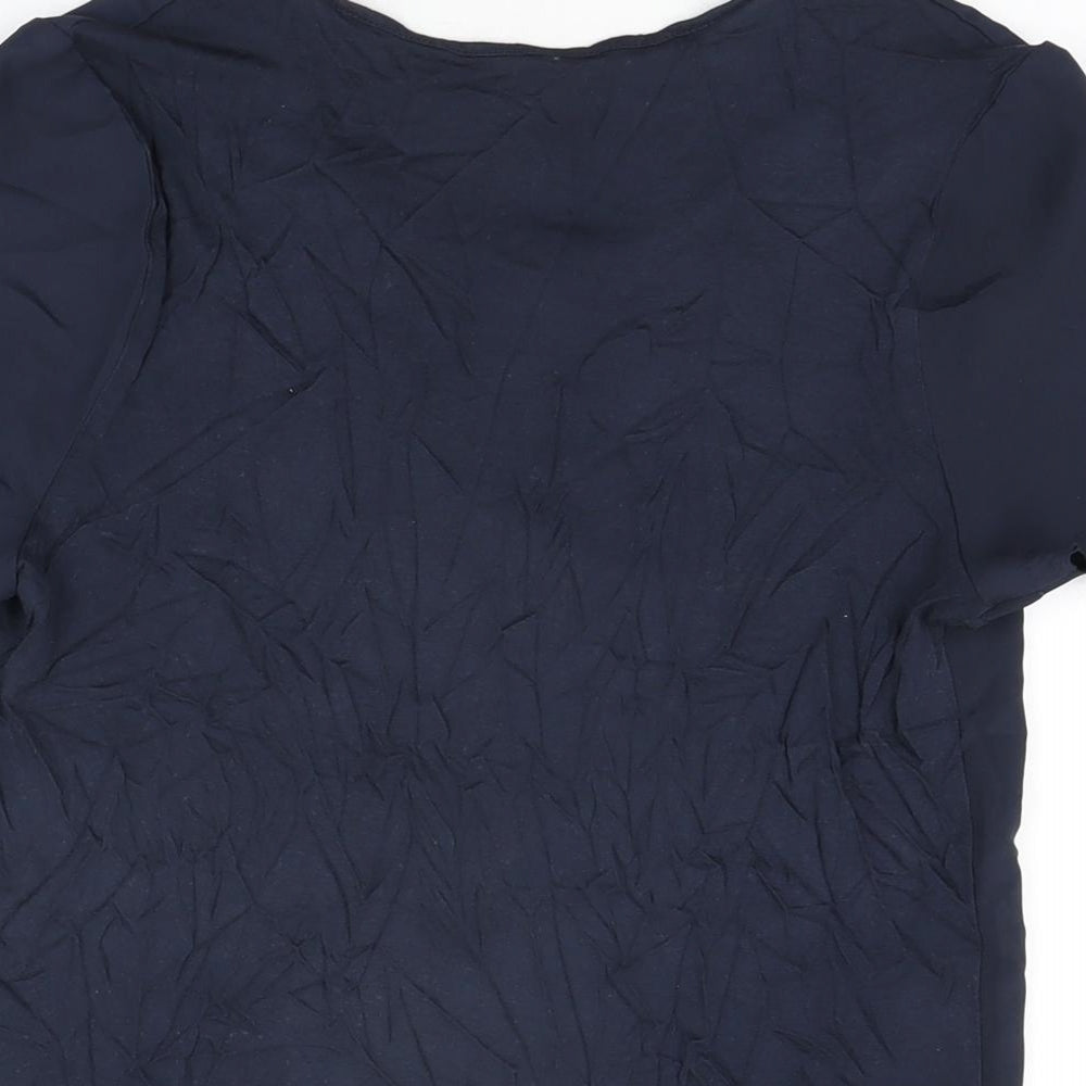 Womens UK Size 12 NEXT Blue Basic T-Shirt
