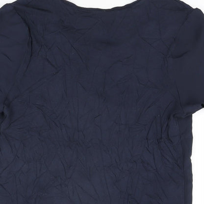 Womens UK Size 12 NEXT Blue Basic T-Shirt
