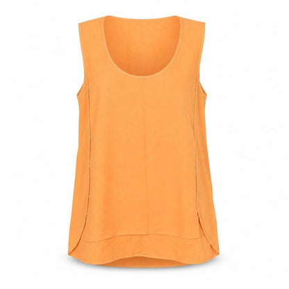 Womens UK Size 8 H&M Orange Basic T-Shirt