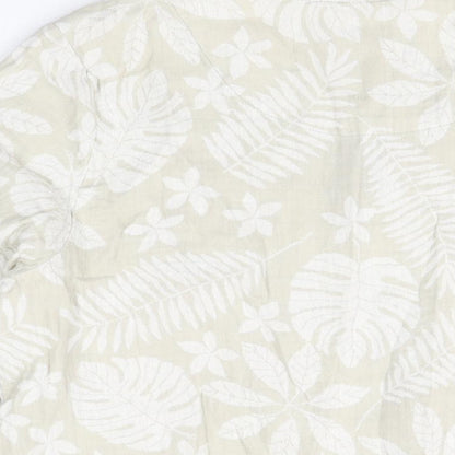 Tahari Womens Beige Floral Jacket Size XL