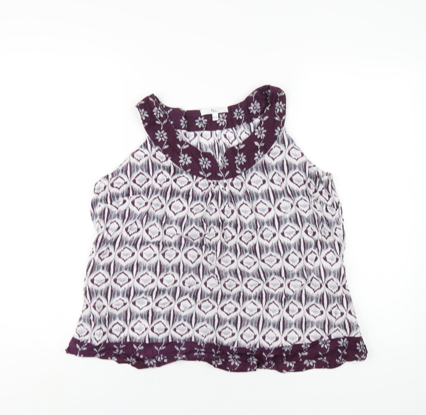Womens UK Size 14 Klass Purple Basic Blouse