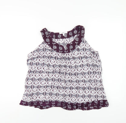 Womens UK Size 14 Klass Purple Basic Blouse