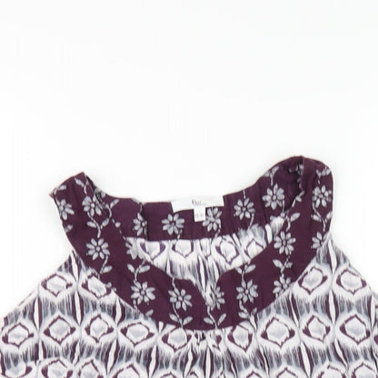 Womens UK Size 14 Klass Purple Basic Blouse