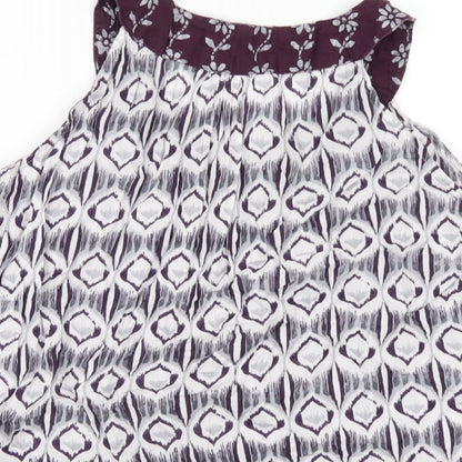 Womens UK Size 14 Klass Purple Basic Blouse