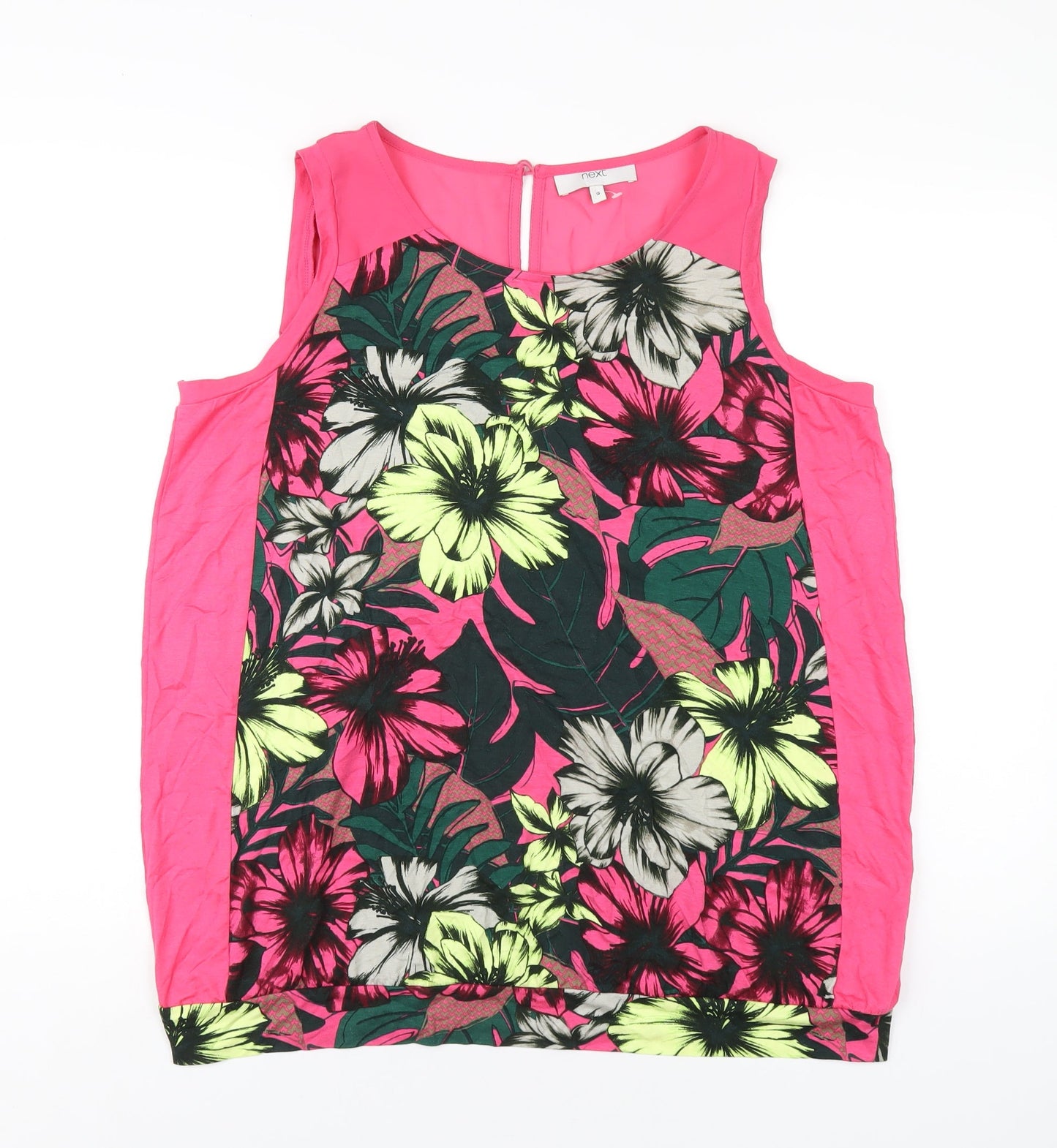 Womens UK Size 18 NEXT Pink Basic Tank
