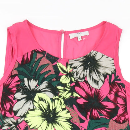 Womens UK Size 18 NEXT Pink Basic Tank