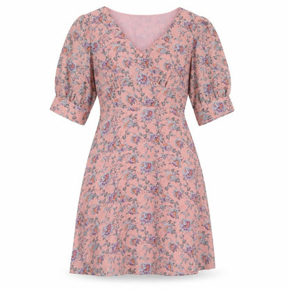 Secret Weekend Womens Pink Fair Isle Polyester A-Line Size 10 V-Neck Zip
