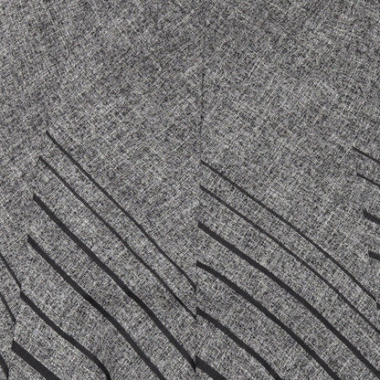 Marks and Spencer Womens Grey Polyester A-Line Skirt Size 14