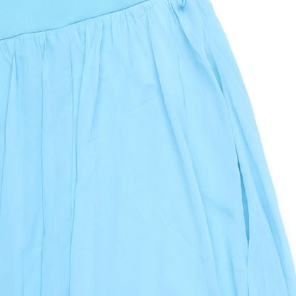 Red Herring Womens Blue Polyester A-Line Size 10 Sweetheart Zip