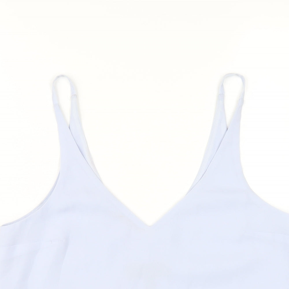 Womens UK Size 8 Topshop Blue Camisole Tank