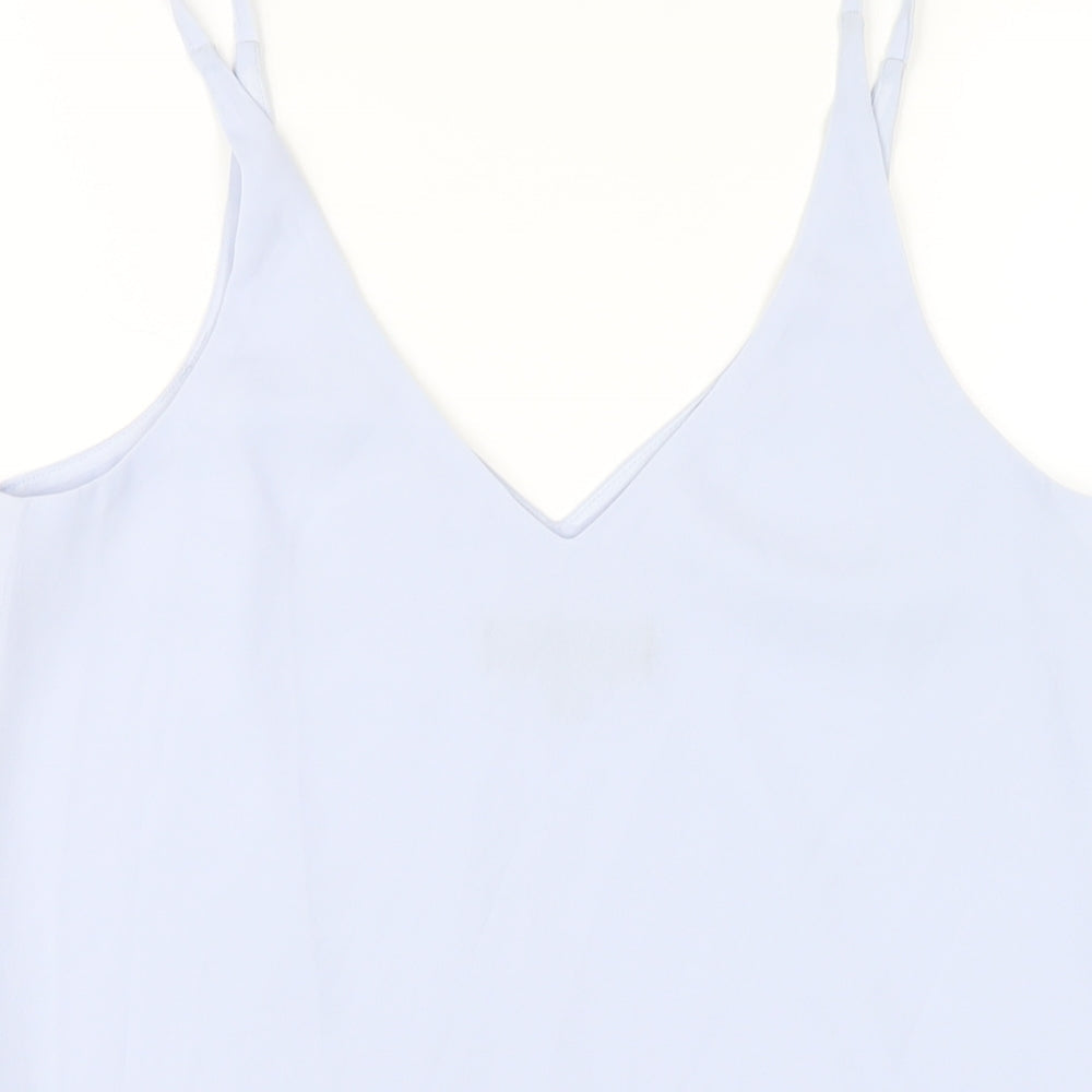 Womens UK Size 8 Topshop Blue Camisole Tank