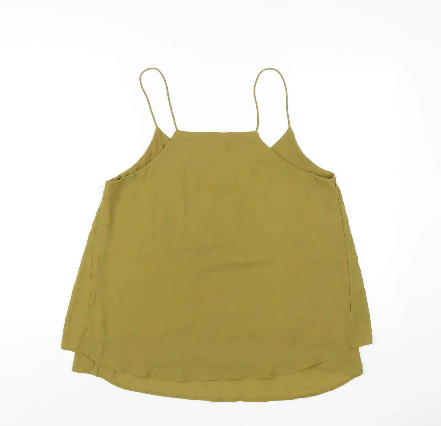 Womens UK Size 14 H&M Green Camisole T-Shirt