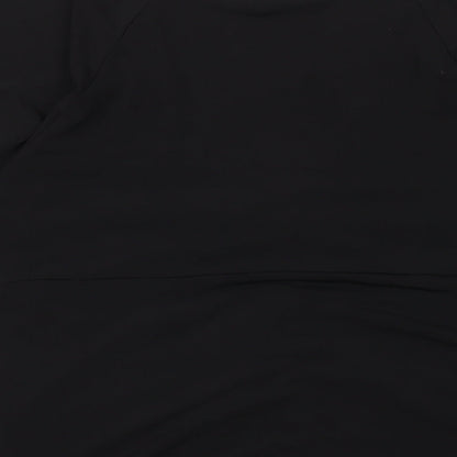 Womens UK Size 12 Dorothy Perkins Black Basic T-Shirt