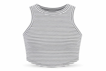 Womens UK Size 12 New Look White Cropped Tank