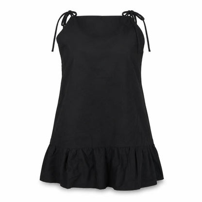 Boohoo Womens Black Polyester A-Line Size 14 Square Neck Pullover