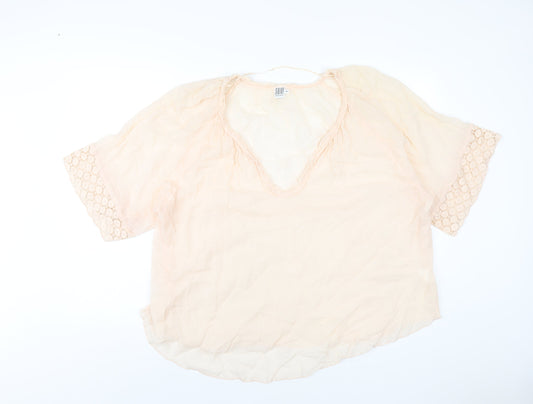 Womens UK Size M Saint Tropez Clothing Pink Basic T-Shirt