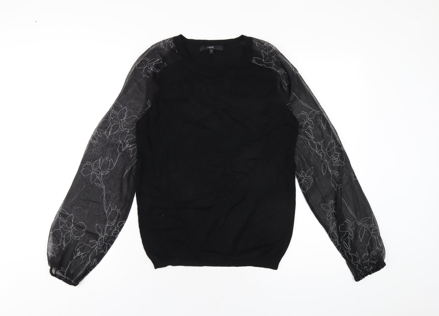 Womens UK Size 10 NEXT Black Pullover Jumper