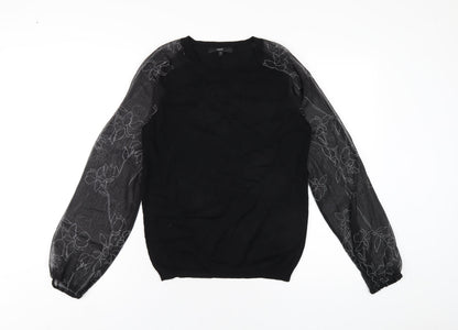 Womens UK Size 10 NEXT Black Pullover Jumper