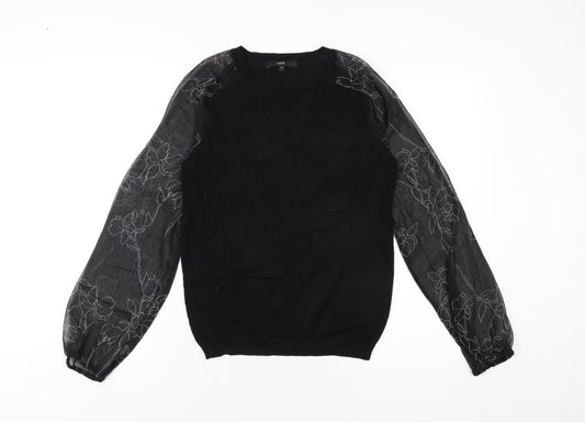 Womens UK Size 10 NEXT Black Pullover Jumper