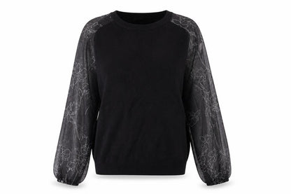 Next Womens Black Round Neck Viscose Pullover Jumper Size 10