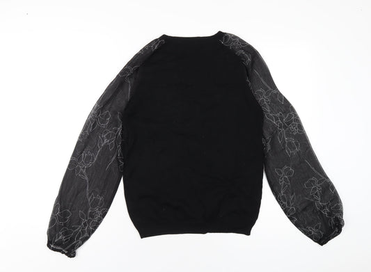 Womens UK Size 10 NEXT Black Pullover Jumper