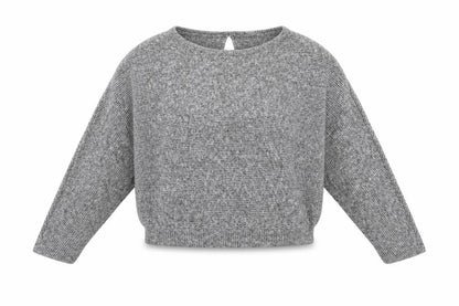 BDG Womens Grey Viscose Cropped T-Shirt Size M Round Neck