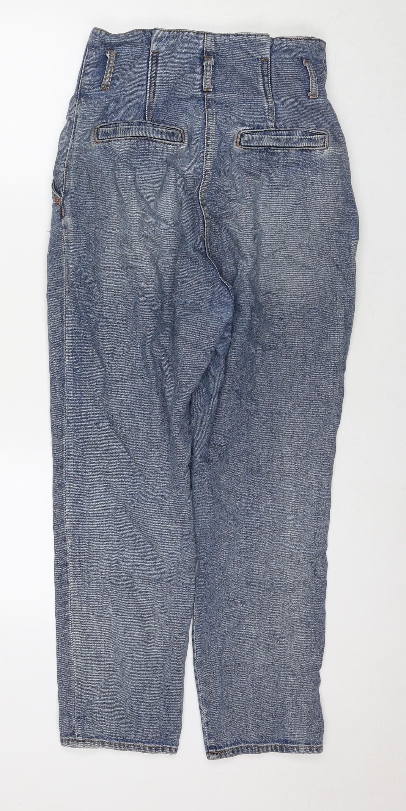 Womens UK Size 6 H&M Regular Fit Straight Blue Jeans