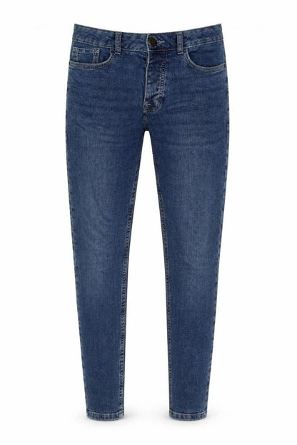 Mens UK Size 30 in Denim & Co. Regular Fit Skinny Blue Jeans