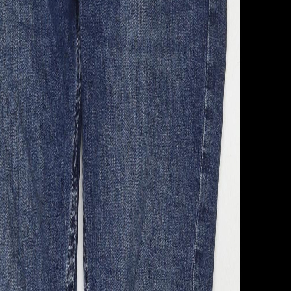 Denim & Co. Mens Blue Polyester Blend Skinny Jeans Size 30 in L29 in Regular Zip