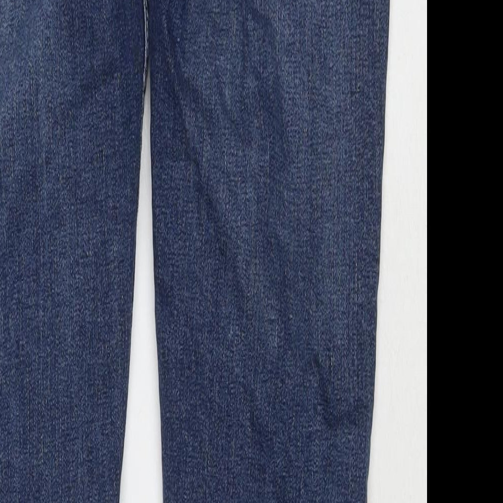 Denim & Co. Mens Blue Polyester Blend Skinny Jeans Size 30 in L29 in Regular Zip