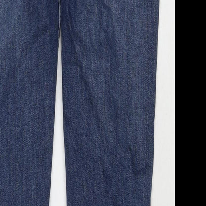 Denim & Co. Mens Blue Polyester Blend Skinny Jeans Size 30 in L29 in Regular Zip