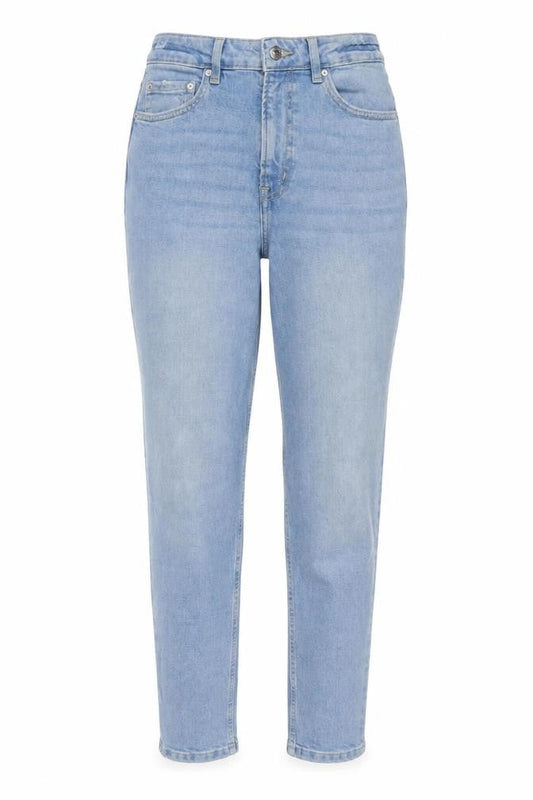 Womens UK Size 8 Divided by H&M Regular Fit Straight Blue Jeans