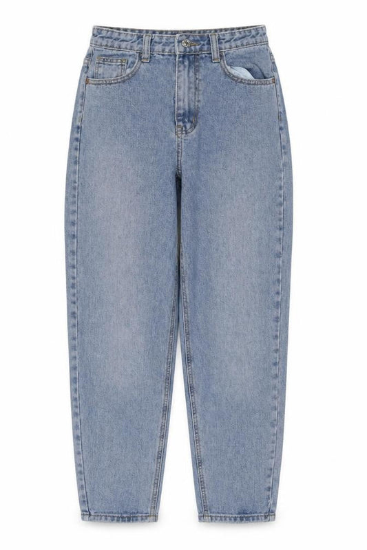 Womens UK Size 6 PRETTYLITTLETHING Regular Fit Mom Blue Jeans