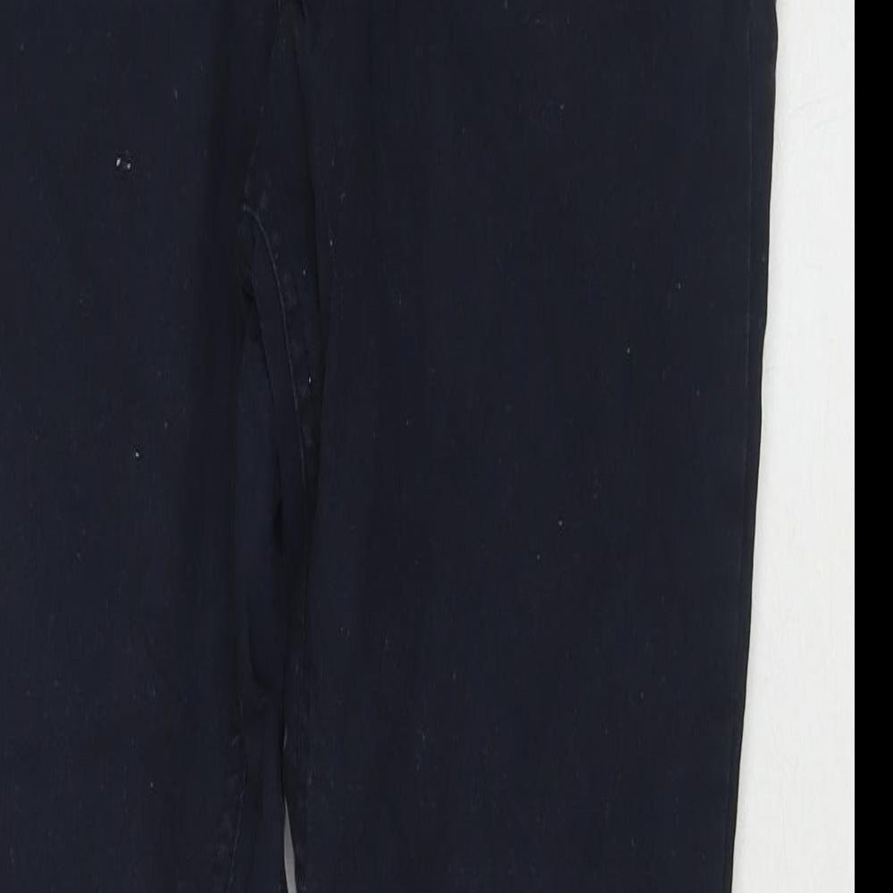 H&M Mens Blue Cotton Skinny Jeans Size 34 in L28 in Regular Zip