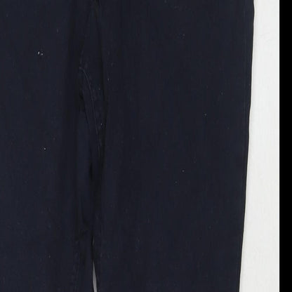 H&M Mens Blue Cotton Skinny Jeans Size 34 in L28 in Regular Zip