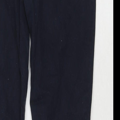 H&M Mens Blue Cotton Skinny Jeans Size 34 in L28 in Regular Zip
