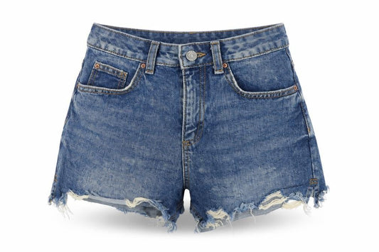 Womens UK Size 8 Denim & Co. Regular Fit Hot Pants Shorts