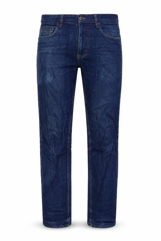 Burton Mens Blue Cotton Straight Jeans Size 32 in L30 in Regular Zip