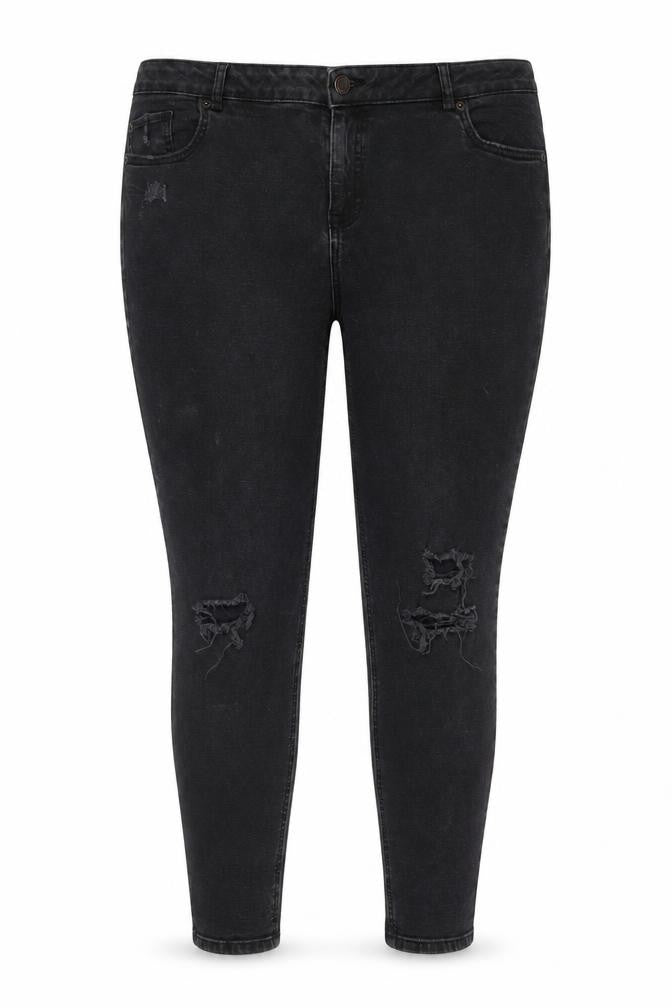 Womens UK Size 18 New Look Regular Fit Skinny Black Jeans