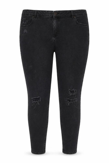 Womens UK Size 18 New Look Regular Fit Skinny Black Jeans