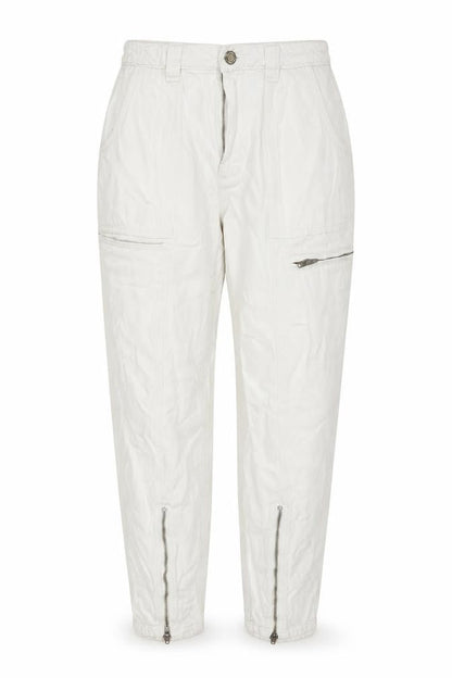 Womens UK Size 8 Zara Regular Fit Mom White Jeans