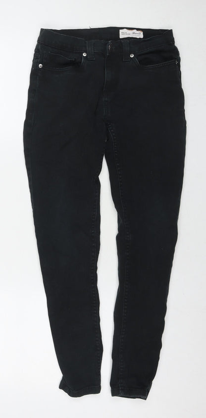 Denim & Co. Mens Black Cotton Skinny Jeans Size 28 in L30 in Slim Zip