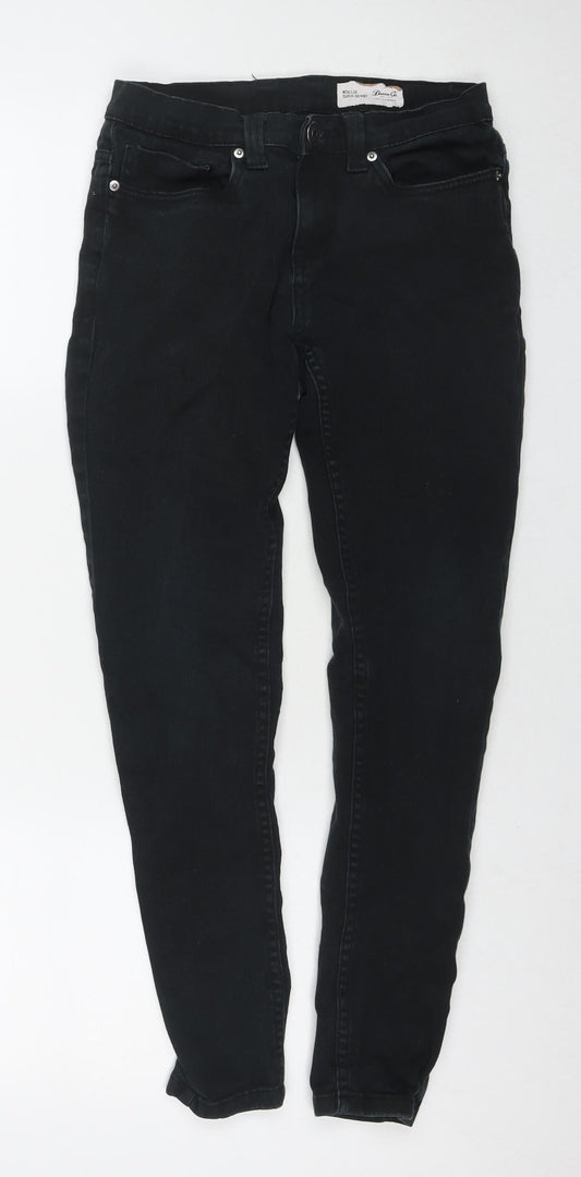 Denim & Co. Mens Black Cotton Skinny Jeans Size 28 in L30 in Slim Zip
