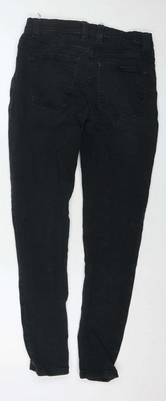 Denim & Co. Mens Black Cotton Skinny Jeans Size 28 in L30 in Slim Zip