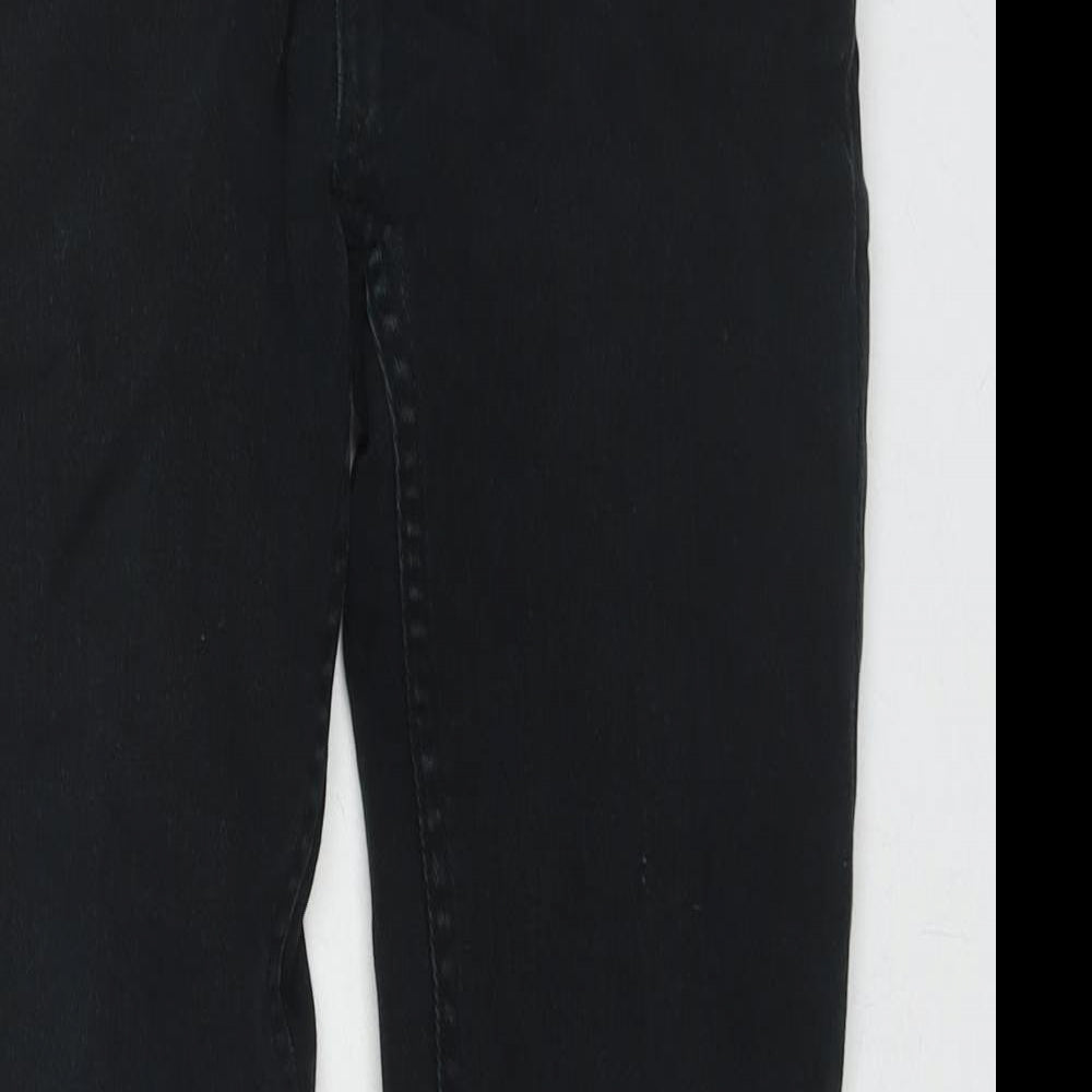 Denim & Co. Mens Black Cotton Skinny Jeans Size 28 in L30 in Slim Zip